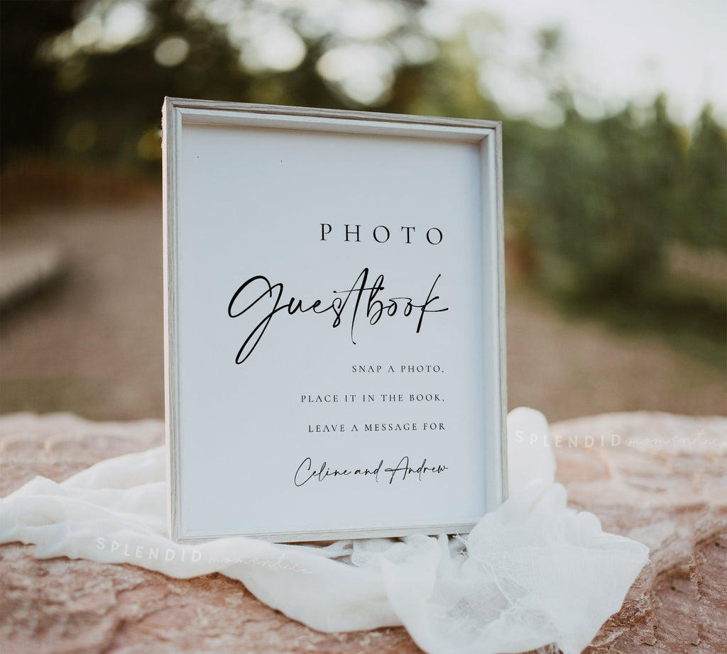 Editable Modern Wedding Photo Guestbook Sign Template, Printable Photo – Splendid Moment editable-modern-wedding-photo-guestbook-sign-template-printable-photo-splendid-moment