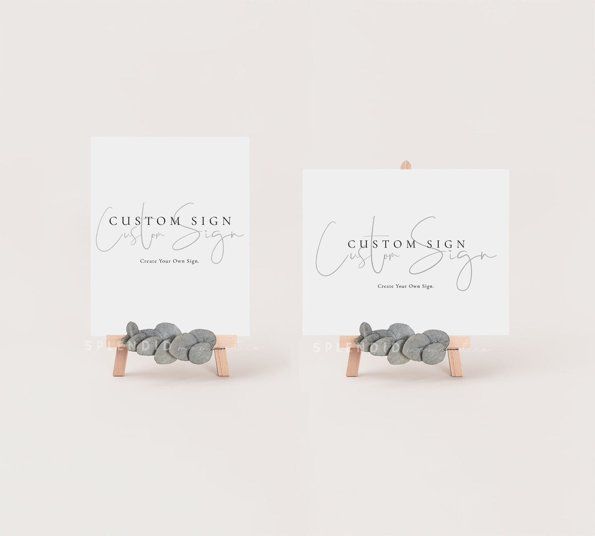 Splendid Sign Custom Wedding Sign Template, Custom Signs for Wedding, Elegant Weddin ...