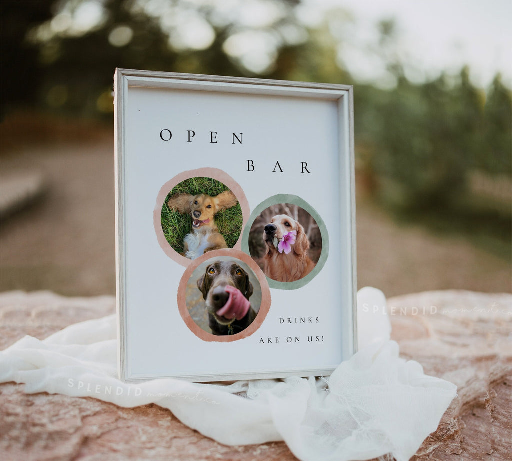 Spendid Sign Dog bar sign wedding | Beachweddingtips.com