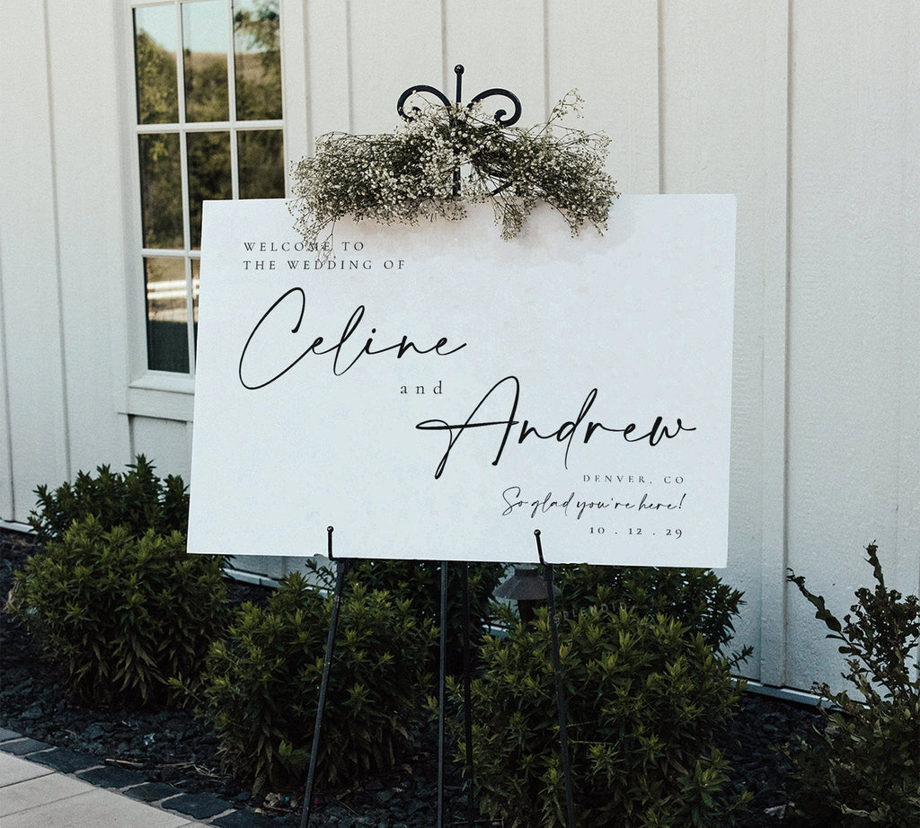 Wedding welcome sign template 60 photos - Vianawedding.com